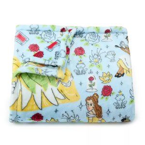 NEW DISNEY PRINCESS BELLE BEAUTY & THE BEAST PLUSH THROW BLANKET THE BIG ONE NWT